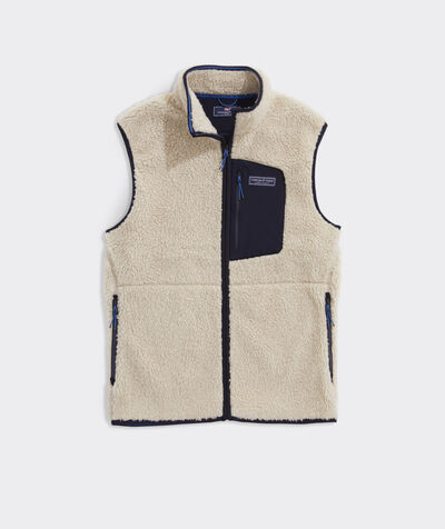 Stillwater Sherpa Fleece Vest | vineyard vines