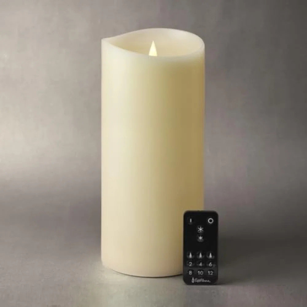 Flameless LED Candles with Remote Control, Flickering 3D Moving Flame Battery Operated Candles in... | Wayfair North America