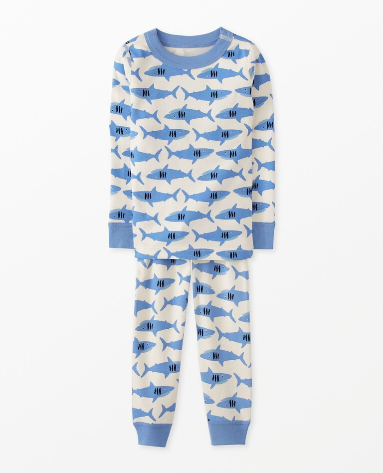 Print Long John Pajama Set | Hanna Andersson