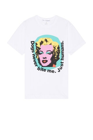COMME des GARCONS SHIRT x Andy Warhol T-Shirt in White | FWRD | FWRD 