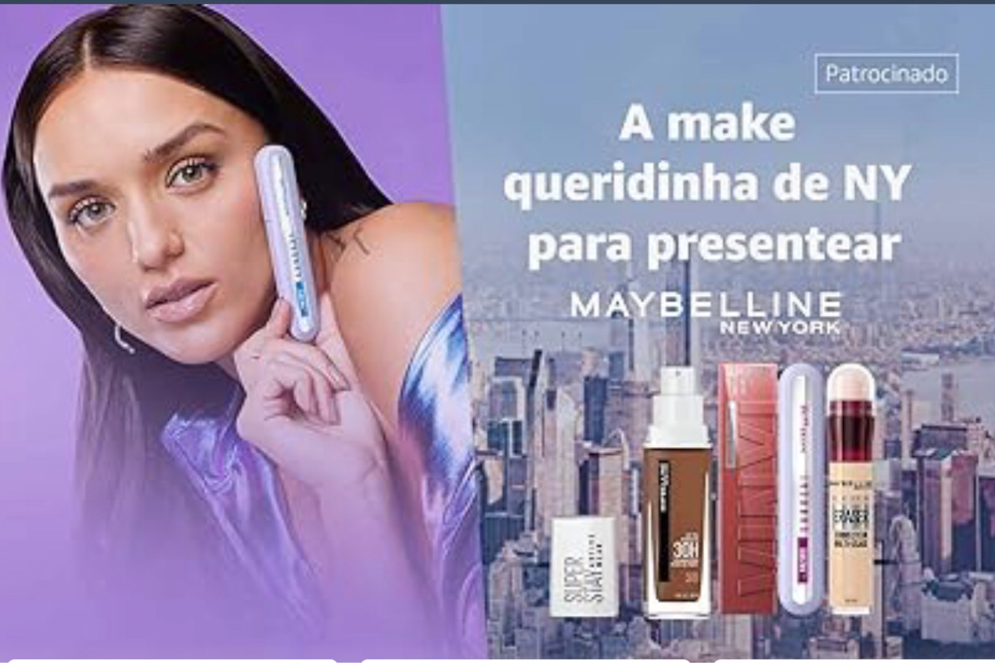 Vem ver essa coleção MARAAA de Maybelline e faça sucesso nas festas de final de ano.