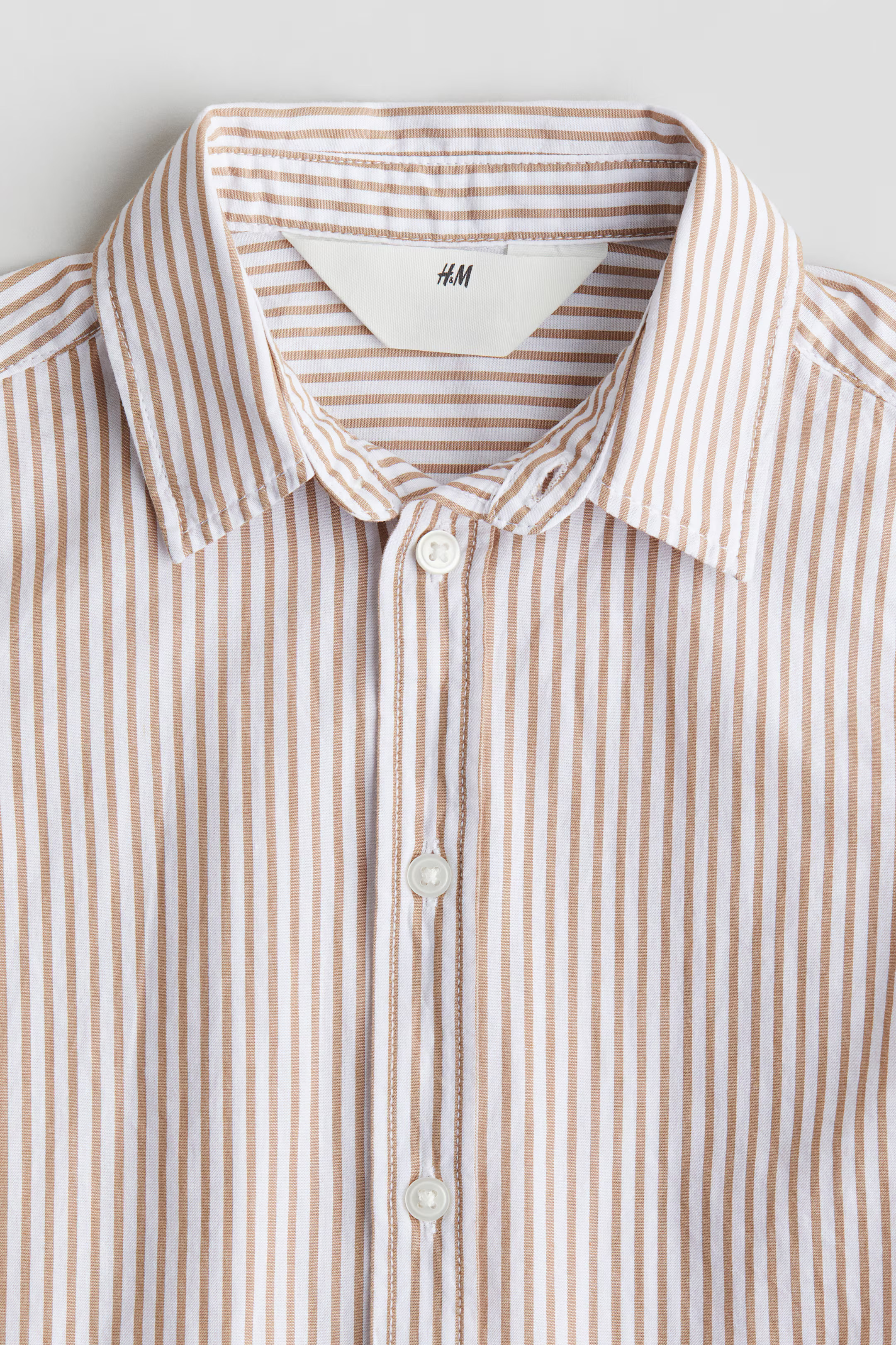 Short-sleeved Cotton Shirt | H&M (US + CA)