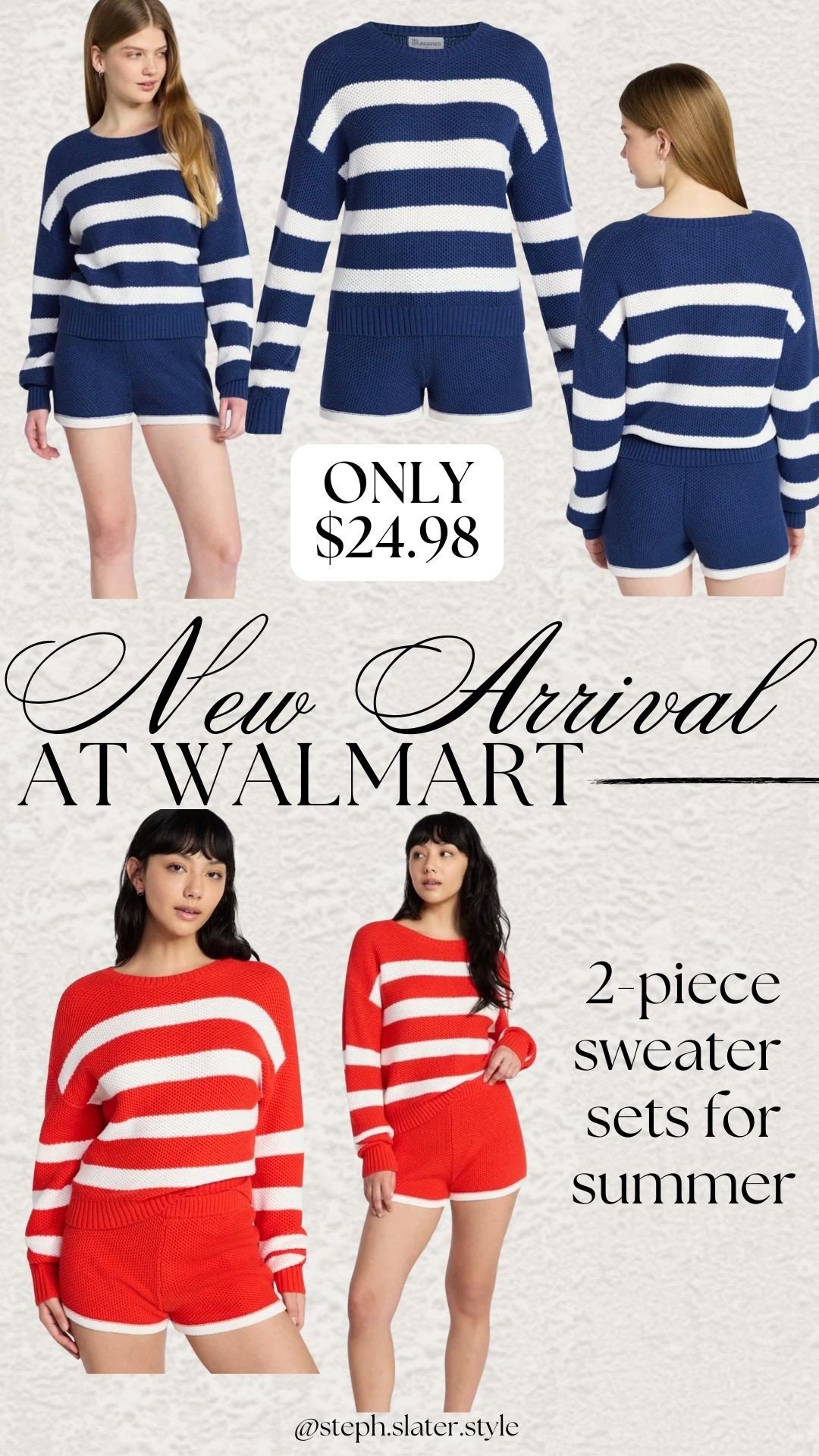 The cutest sweater sets from Walmart. Perfect for spring and summer! 

#LTKSeasonal #LTKootd #LTKOver40