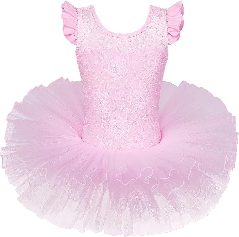 BAOHULU Girls Skirted Leotards Ballet Dance Tutu Princess Dress Ballerina Costumes 3-8Y | Amazon (US)