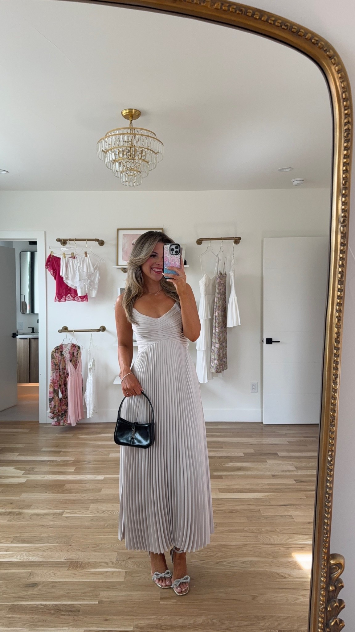 Bome pleated midi wedding guest dress spring formal event dress bachelorette event dress

Sized up to a 4

Electric picks code: emerson20

#LTKParties #LTKSeasonal #LTKWedding