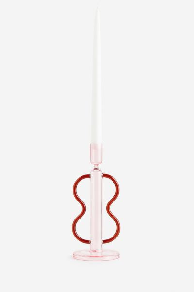 Glass candlestick | H&M (UK, MY, IN, SG, PH, TW, HK)
