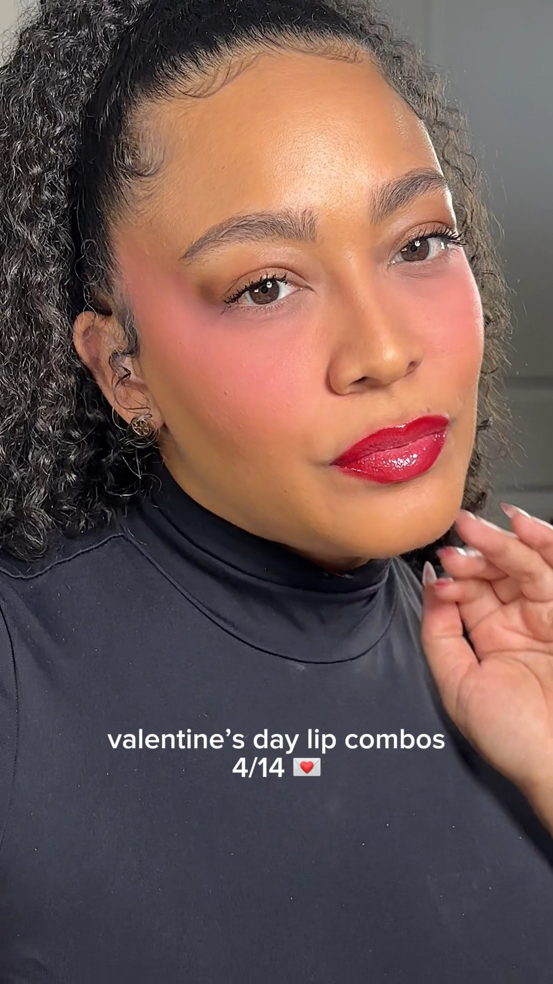 Valentine’s Day lip combo using lip labs liner from their I’m Reddy Tik Tok bundle and NYX fat oil lip drip in newsfeed 

#LTKValentine #LTKBeauty