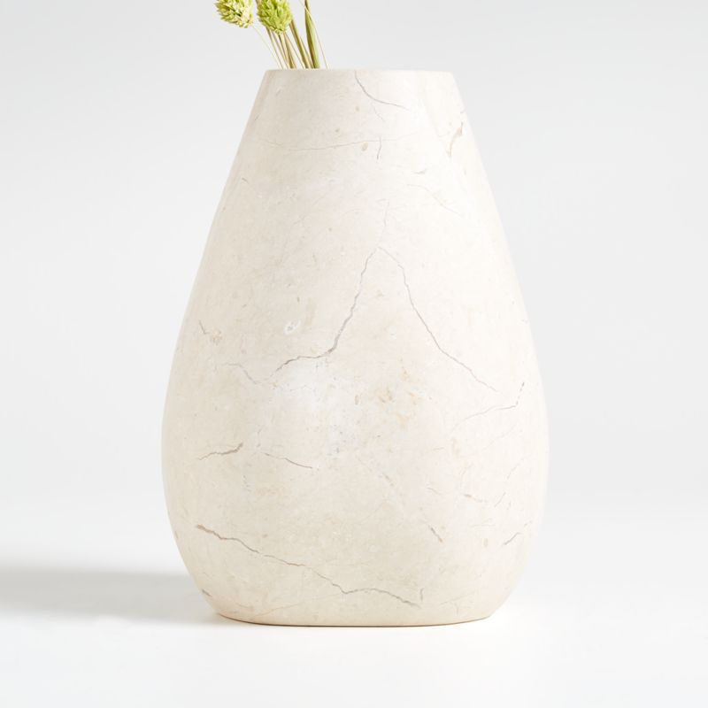 Lilloo Marble Vase + Reviews | Crate & Barrel | Crate & Barrel