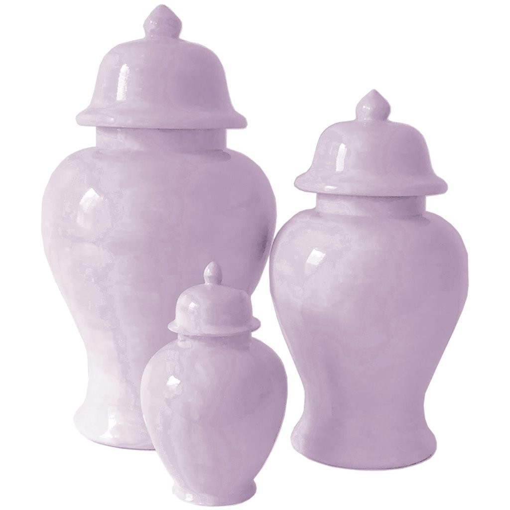 Wisteria Purple Ginger Jars | Lo Home by Lauren Haskell Designs