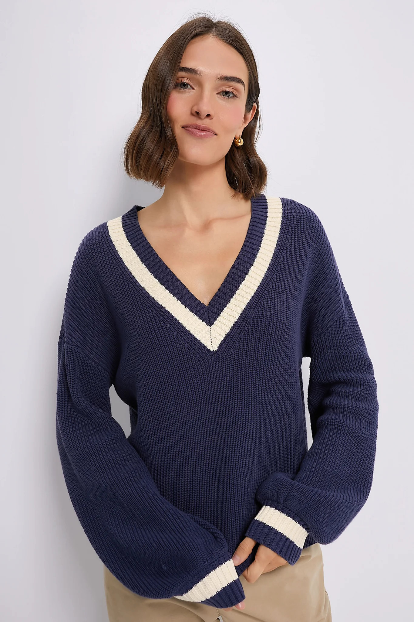 Washed Navy Ashe Sweater | Tuckernuck (US)