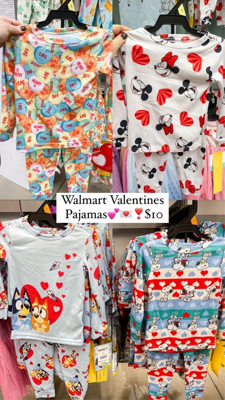 Valentine’s Day Pajamas// Walmart// Kids// Toddler// Affordable//$10

#LTKkids #LTKbump #LTKfamily
