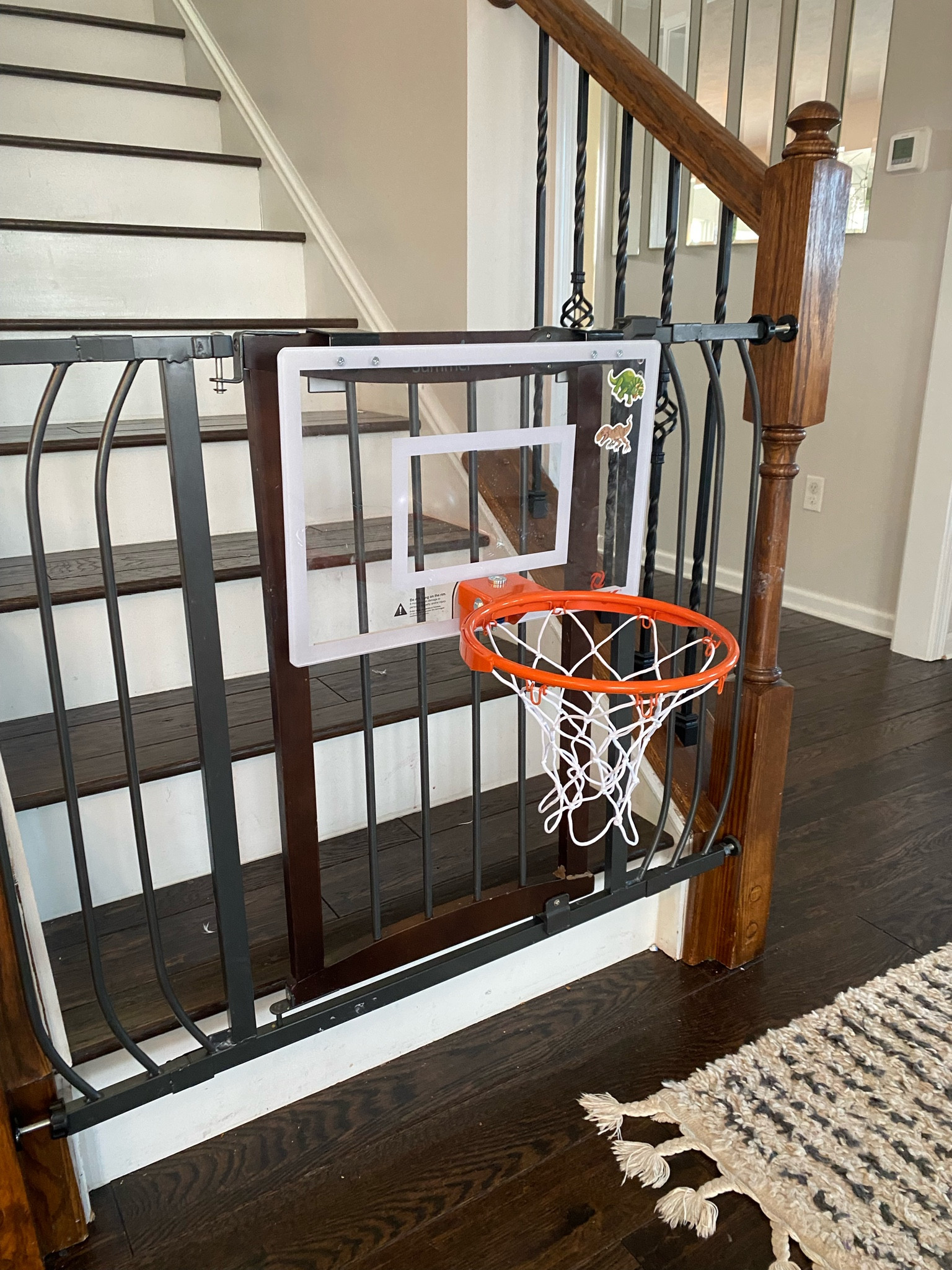 Parent hacks- add a hoop to your baby gate 

#LTKunder50 #LTKkids #LTKfamily
