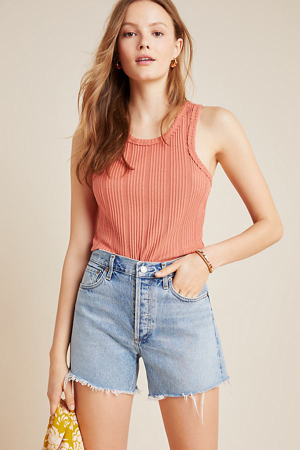 AGOLDE Reese Ultra High-Rise Denim Shorts By AGOLDE in Blue Size 27 | Anthropologie (US)