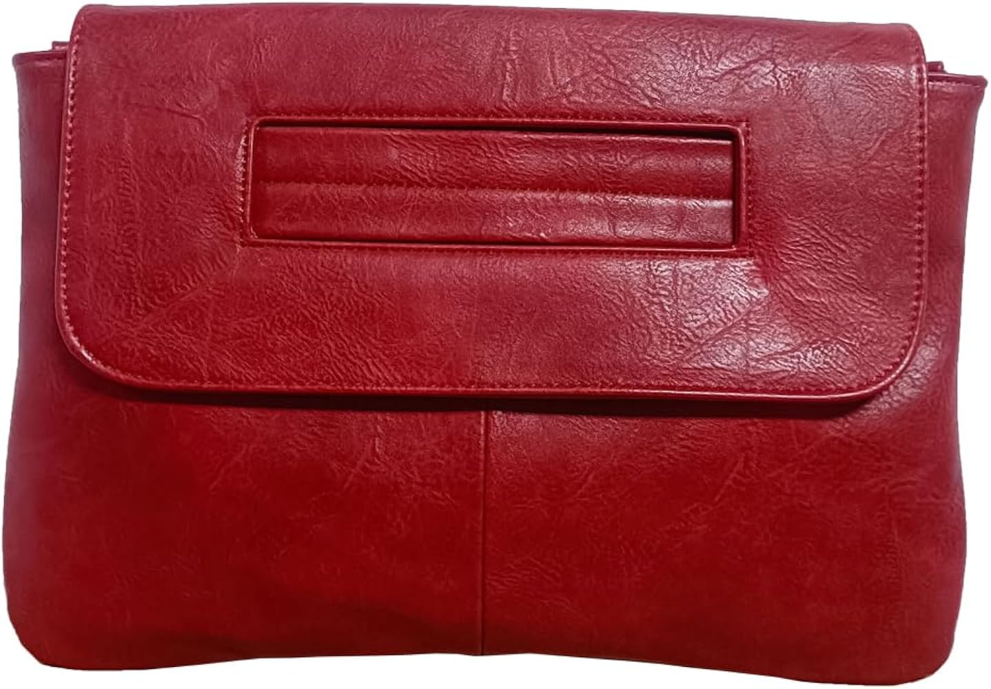Women Handbags PU Leather Female Clutch Handbag Messenger Bag Large Solid High Capacity | Amazon (US)