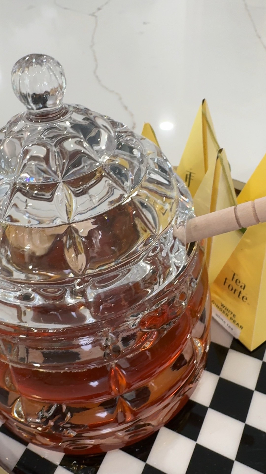 How I store my honey at home. It's cute for a tea station in the kitchen. Used daily. 

#LTKselfcare #LTKHome #LTKmorningroutine