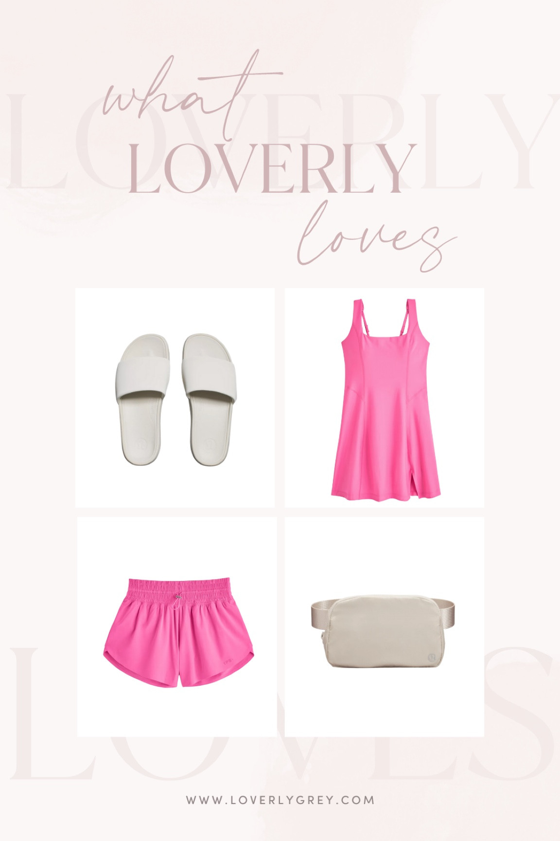 Loverly Grey loves athleisure finds! She wears an XS! This pink is so good 👏 Grab the dress and shorts on sale! 

#LTKSeasonal #LTKsalealert #LTKfit