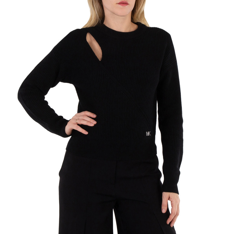 Michael Kors Key Hole Cut- Out Sweater | Jomashop.com & JomaDeals.com