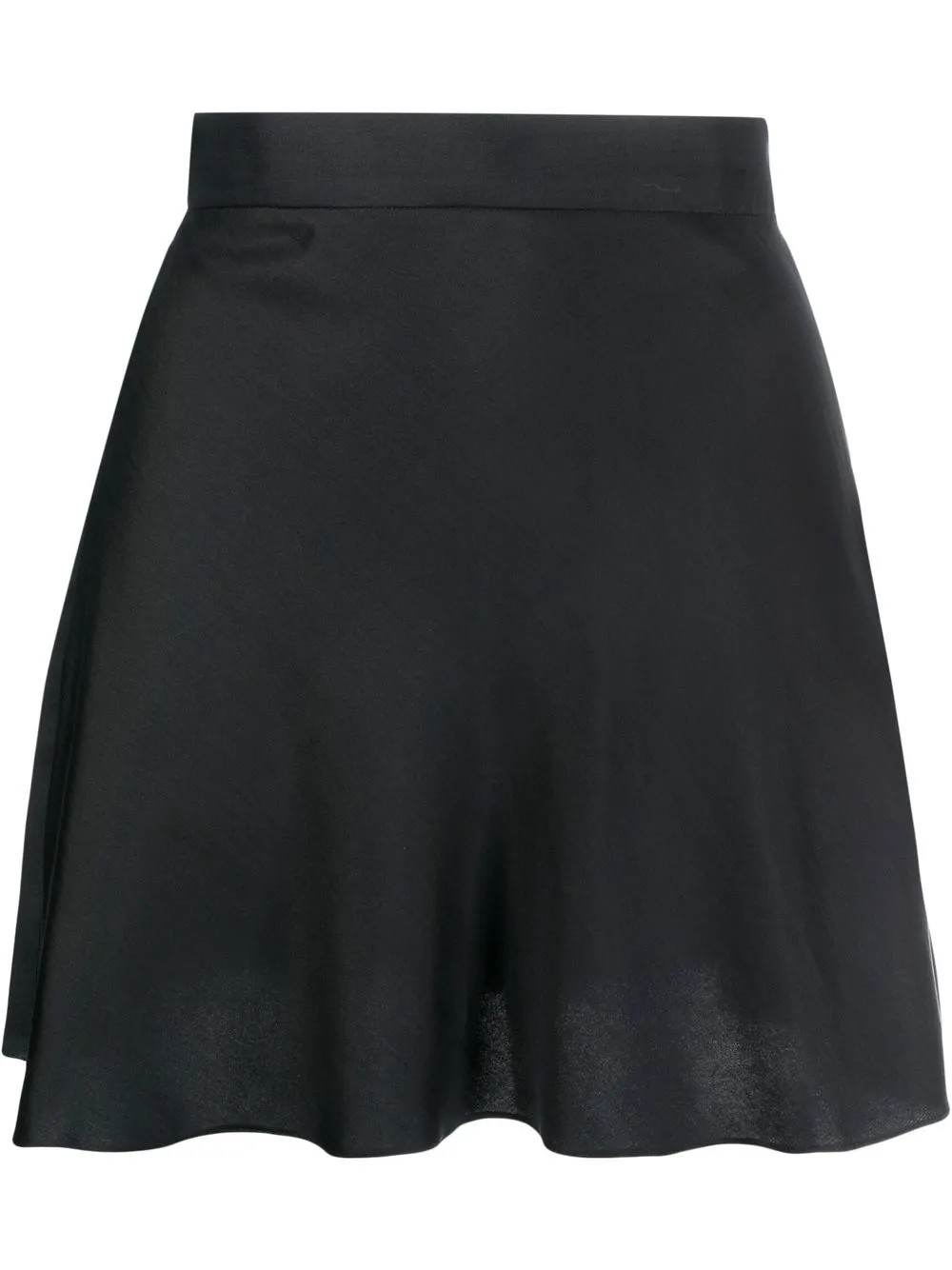MANURI Flared Silk Mini Skirt - Farfetch | Farfetch Global