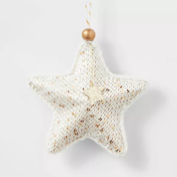 Knit Sequin Star Christmas Tree Ornament - Wondershop™ | Target