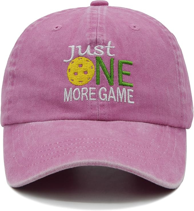 Waldeal Pickleball Hat,Adjustable Embroidered Washed Baseball Cap for Men Women | Amazon (US)