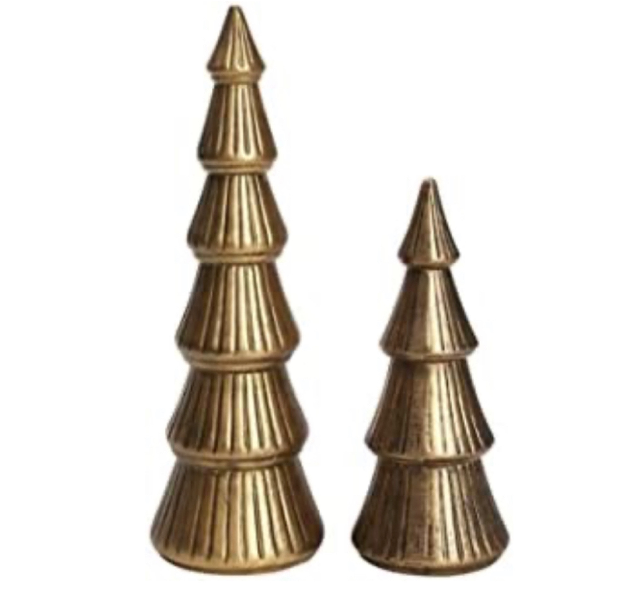 Gold Christmas trees, Christmas decor, holiday decor 

#LTKhome #LTKHoliday