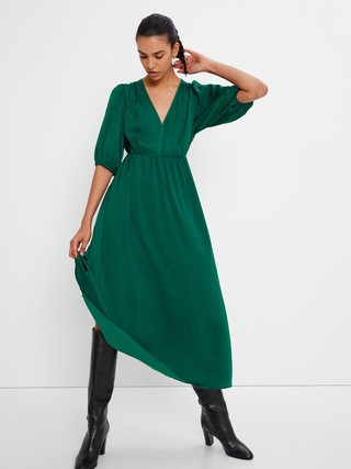Blouson Cutout Maxi Dress | Gap (US)