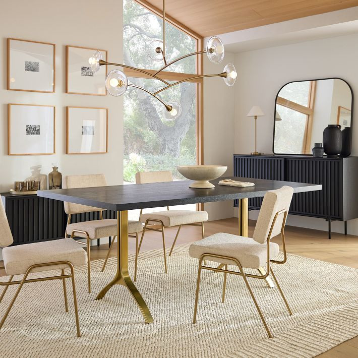 Avery Wishbone Dining Table (74", 94") | West Elm (US)