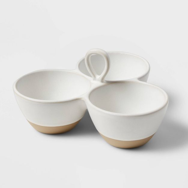16oz Stoneware Sectioned Serving Bowl - Threshold™ | Target