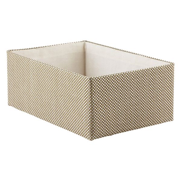 Large Kiva Storage Bin Sage & Silver | The Container Store