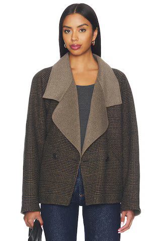 Favorite Daughter The Cameron Coat in Ganache Houndstooth from Revolve.com | Revolve Clothing (Global)