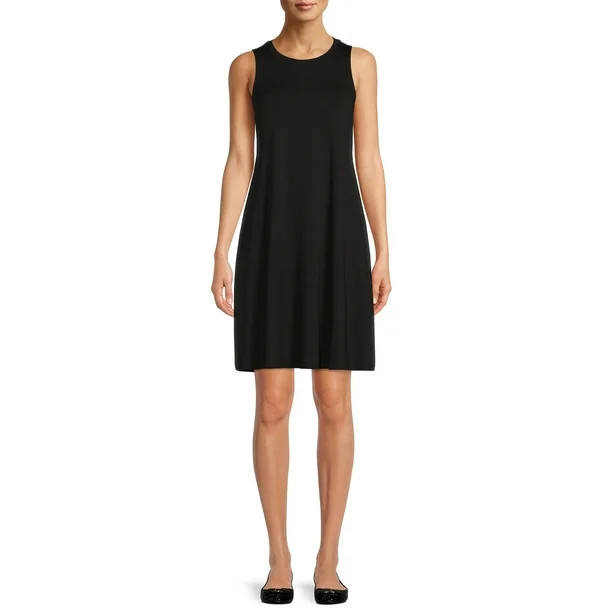 Time and Tru Women's Sleeveless Knit Dress | Walmart (US)