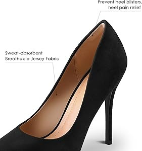 mysoft Women's Heels Pumps Pointed Toe 4IN Heels Dress Wedding Shoes | Amazon (US)