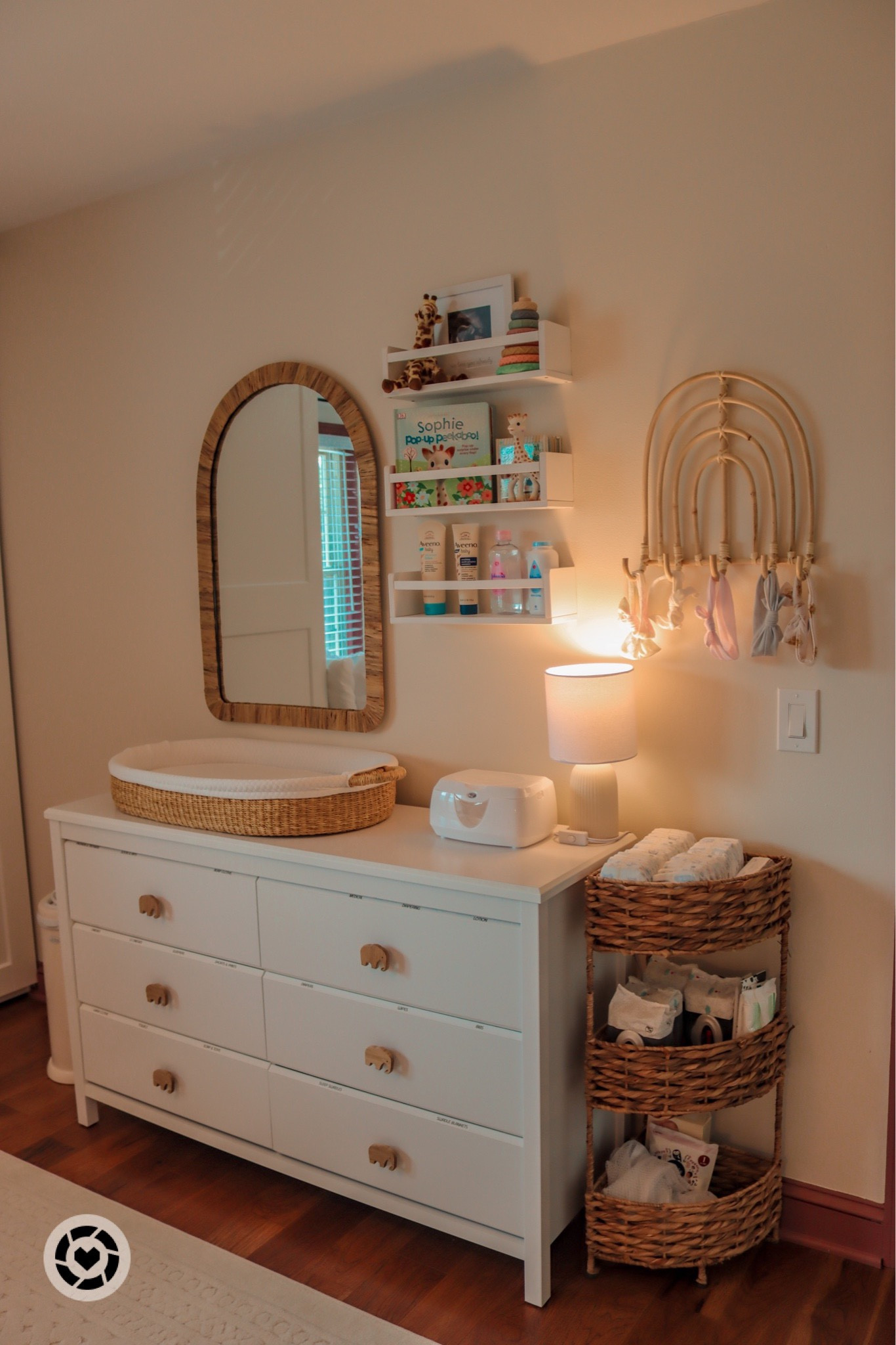 Nursery 

Boho
Baby
Girl
Diaper
Changing station 

#LTKbump #LTKfamily #LTKbaby