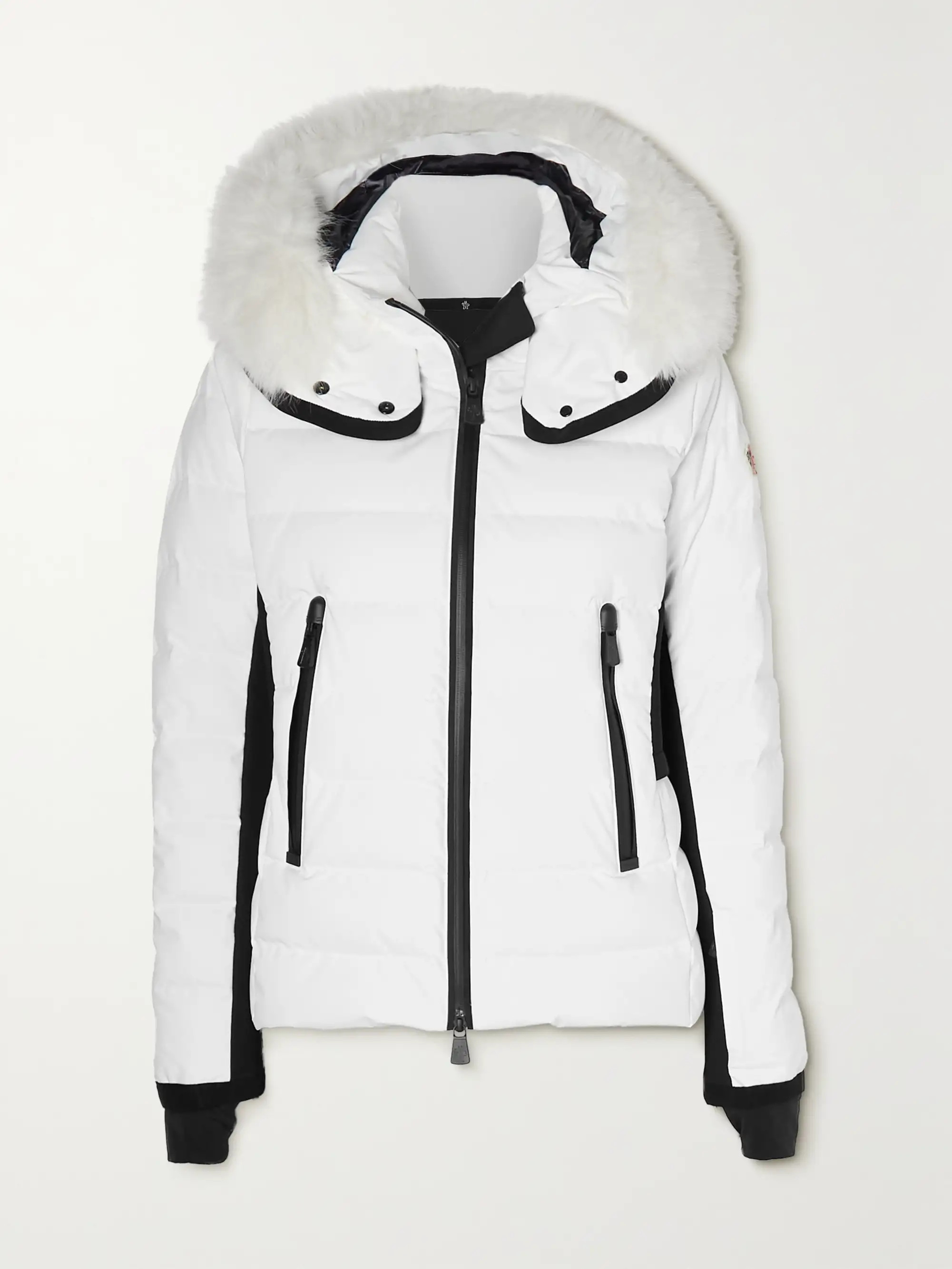 Lamoura hooded faux fur-trimmed quilted down ski jacket | NET-A-PORTER (US)