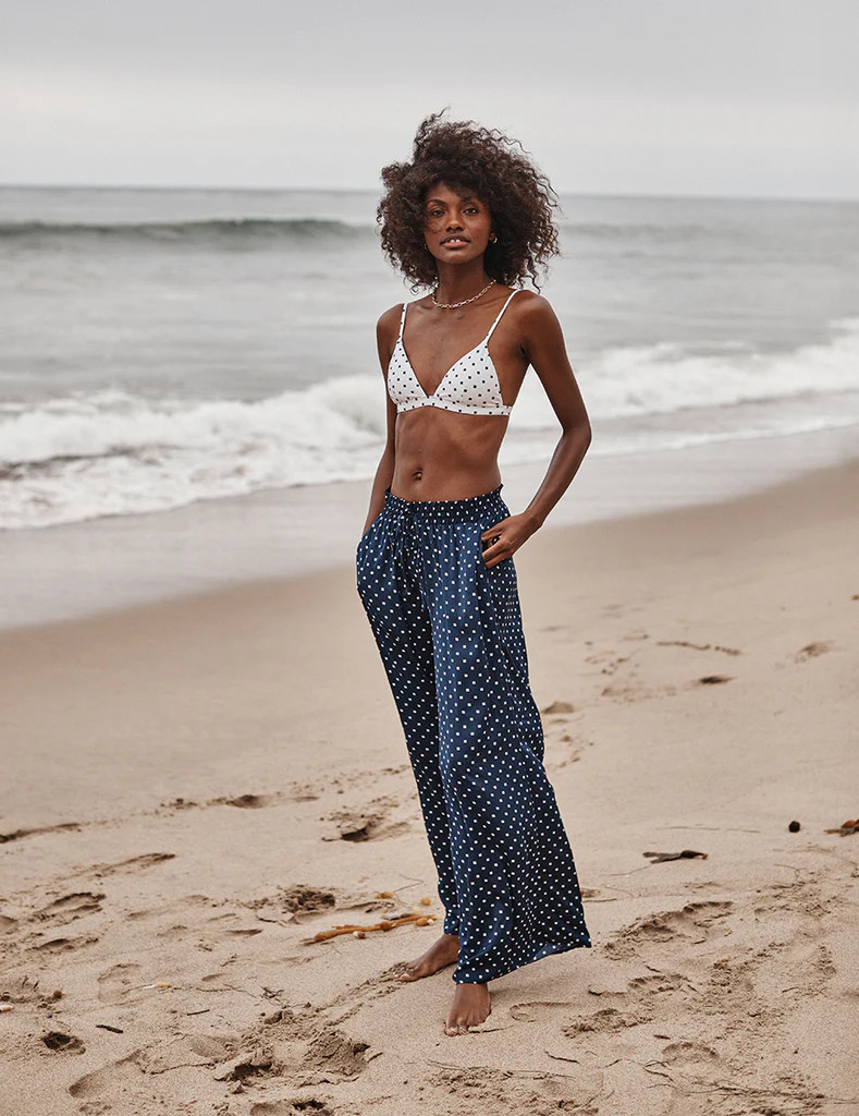 Square Dot in Deep Sea & White Sand | SummerSalt