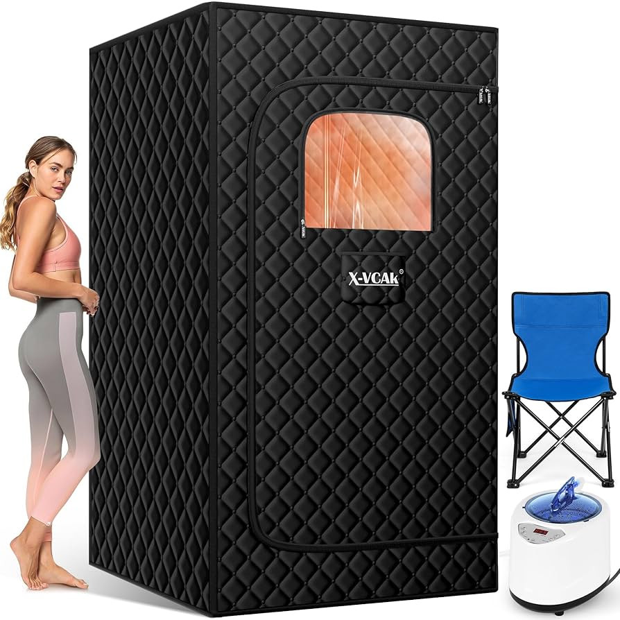 Upgraded Sauna Box for Relaxation, Detoxification, Portable Steam Sauna for Home with Steamer, 9 ... | Amazon (US)