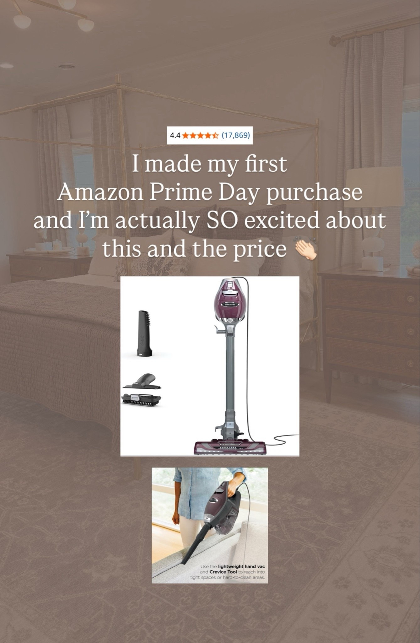 On sale for Amazon Prime Day! I’m actually thrilled to have found a corded vacuum with all of the features I wanted! 
I’ve had a cordless for YEARS but with a bigger home I can’t stand the thought of how quickly those run out of charge.

#LTKSaleAlert #LTKHome