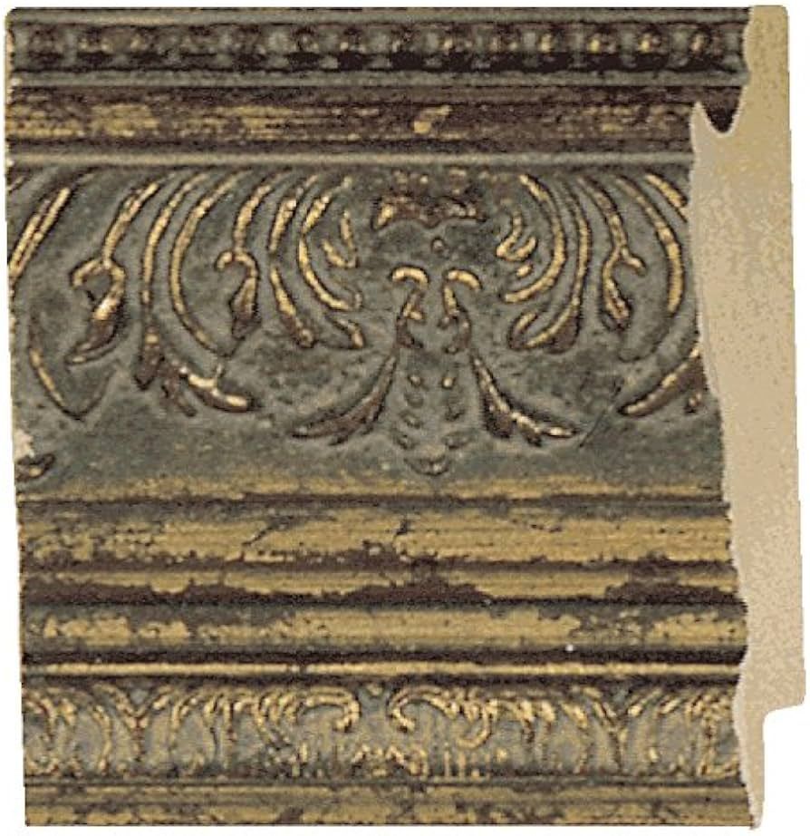 CountryArtHouse Picture Frame Moulding (Wood) 18ft Bundle - Ornate Antique Gold Finish - 2.375" W... | Amazon (US)