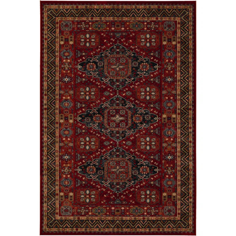 Kratz Wool Burgundy Rug | Wayfair North America