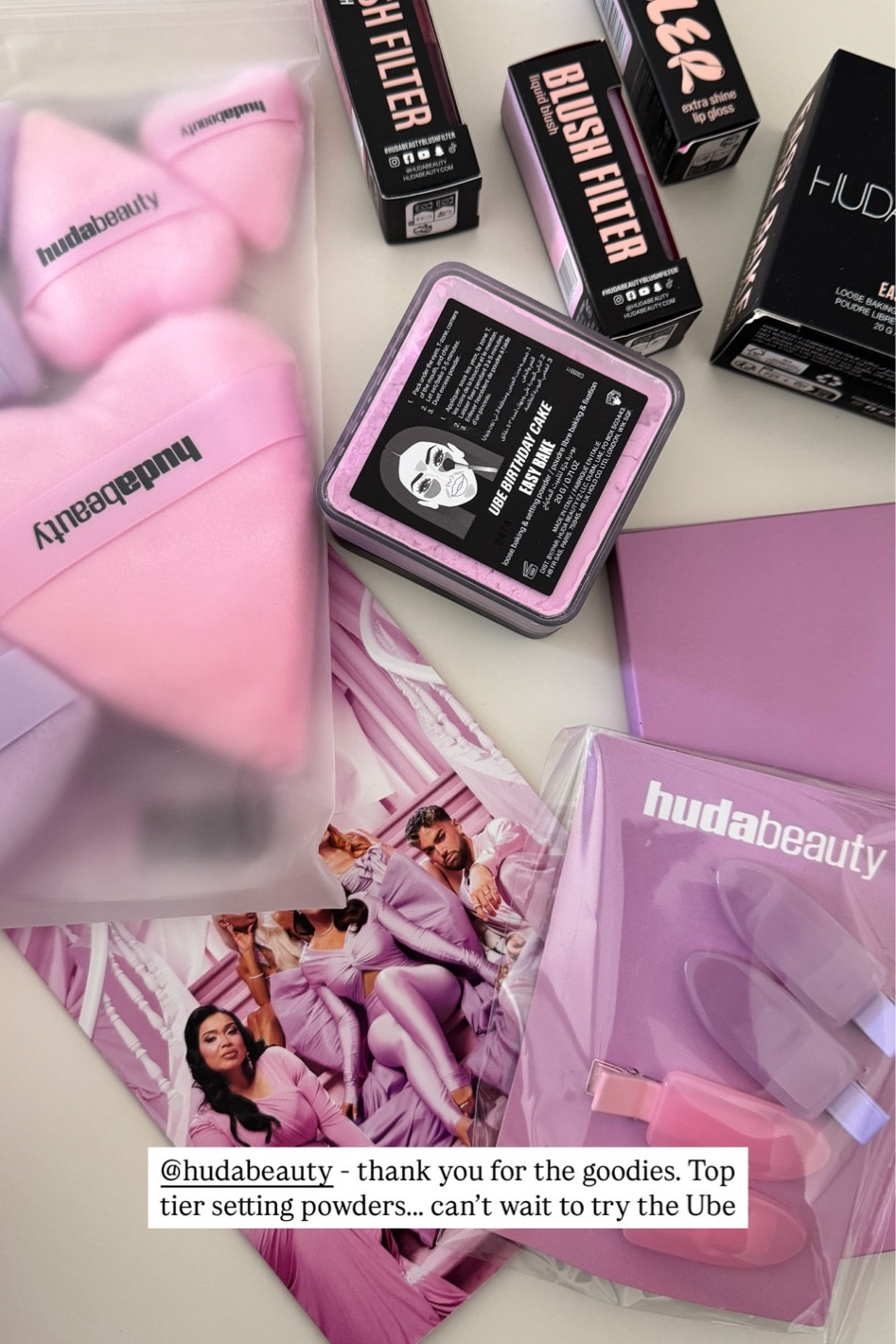 New Huda beauty products! Try out the viral easy bake blurring loose baking and setting powder in ube birthday cake - a bright lilac powder with subtle pink hues for a bright and rosy base! Must try makeup product for the spring. Linking to Sephora below! … For more links to outdoor furniture, abercrombie.com wedding guest, wedding guest dress, easter dress, watchnow, kathleen post, easter, sisterstudio, vacation outfits, spring fashion, follow me on LTK! ✨

#LTKFindsUnder50 #LTKSeasonal #LTKBeauty