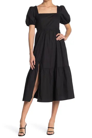 Poplin Tiered Maxi Dress | Nordstrom Rack