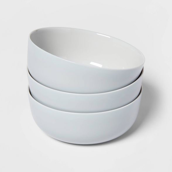 44oz 3pk Glass Dinner Bowls - Made By Design™ | Target
