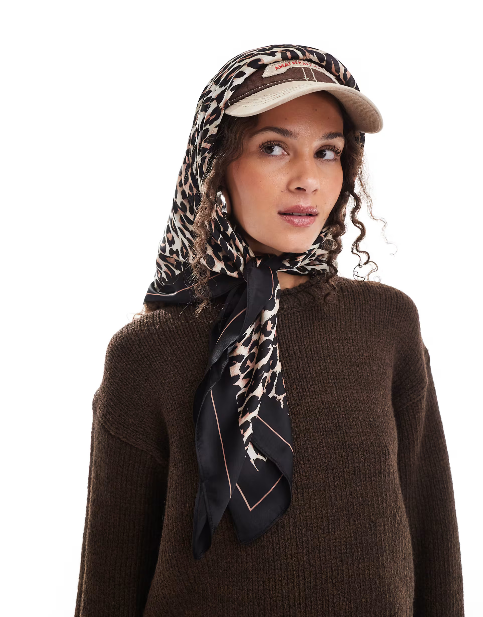 Accessorize satin scarf square in leopard print | ASOS (Global)