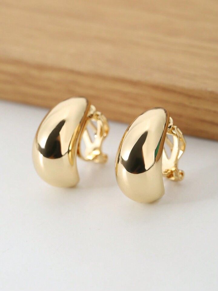 Fashionable Non-pierced Clip-on Earrings For Women | SHEIN