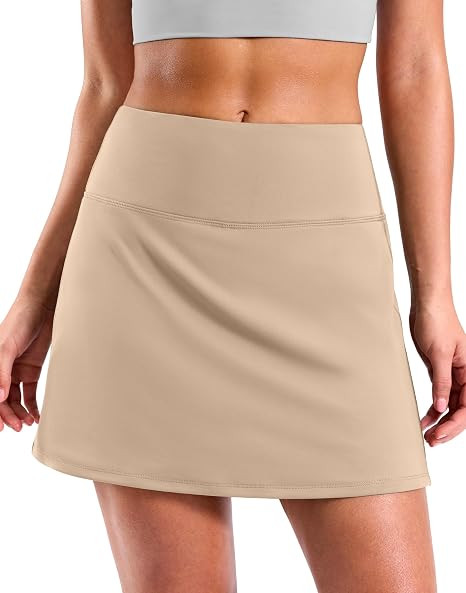 13.5"/15" Tennis Skirt with 2 Pockets | A Line, High Waisted, Mini Length, Casual, Athletic, Golf... | Amazon (US)