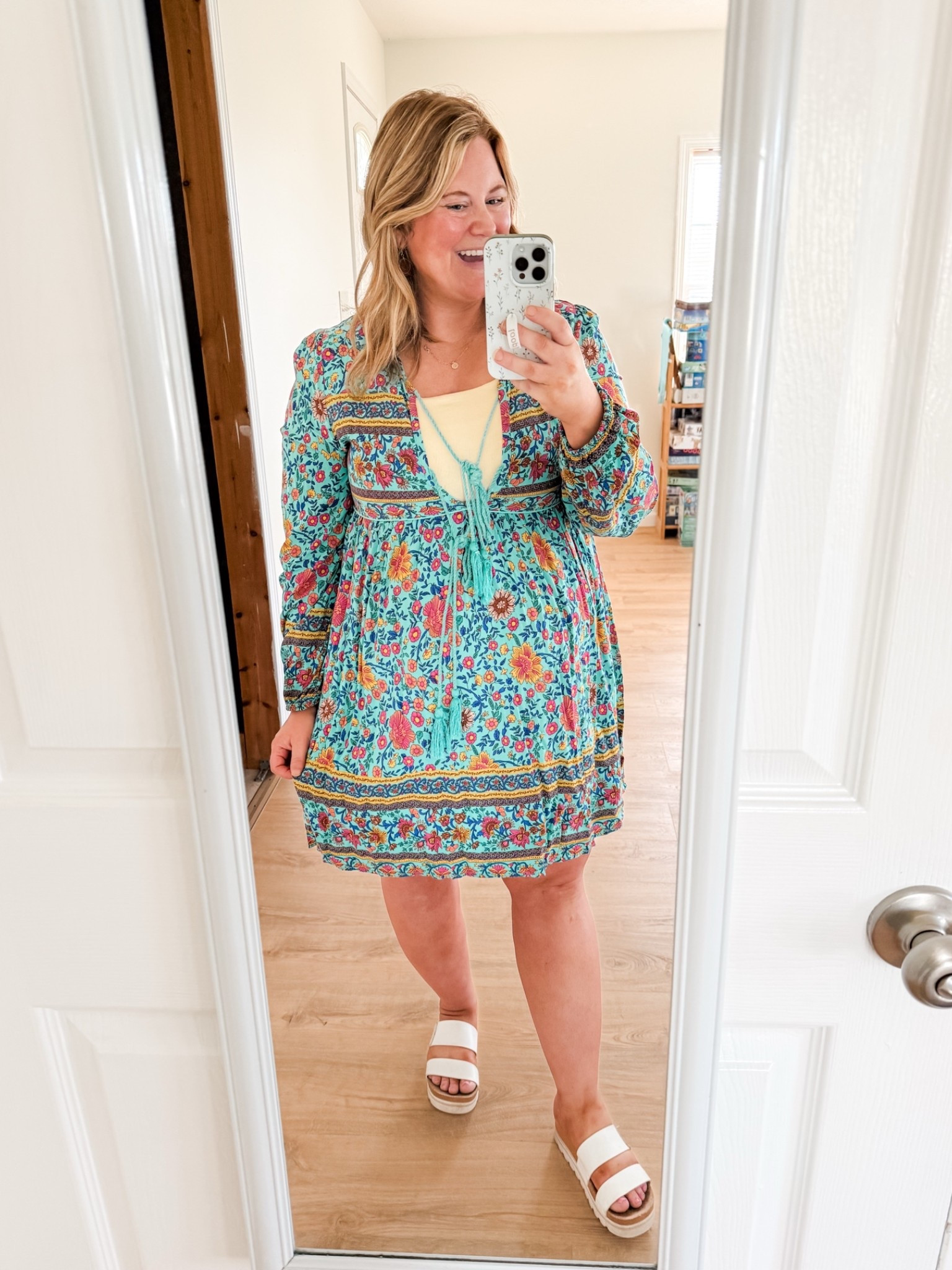 Teacher outfit for the last day of school! Wearing an XL in my dress and tank.

#LTKMidsize #LTKBump #LTKPetite