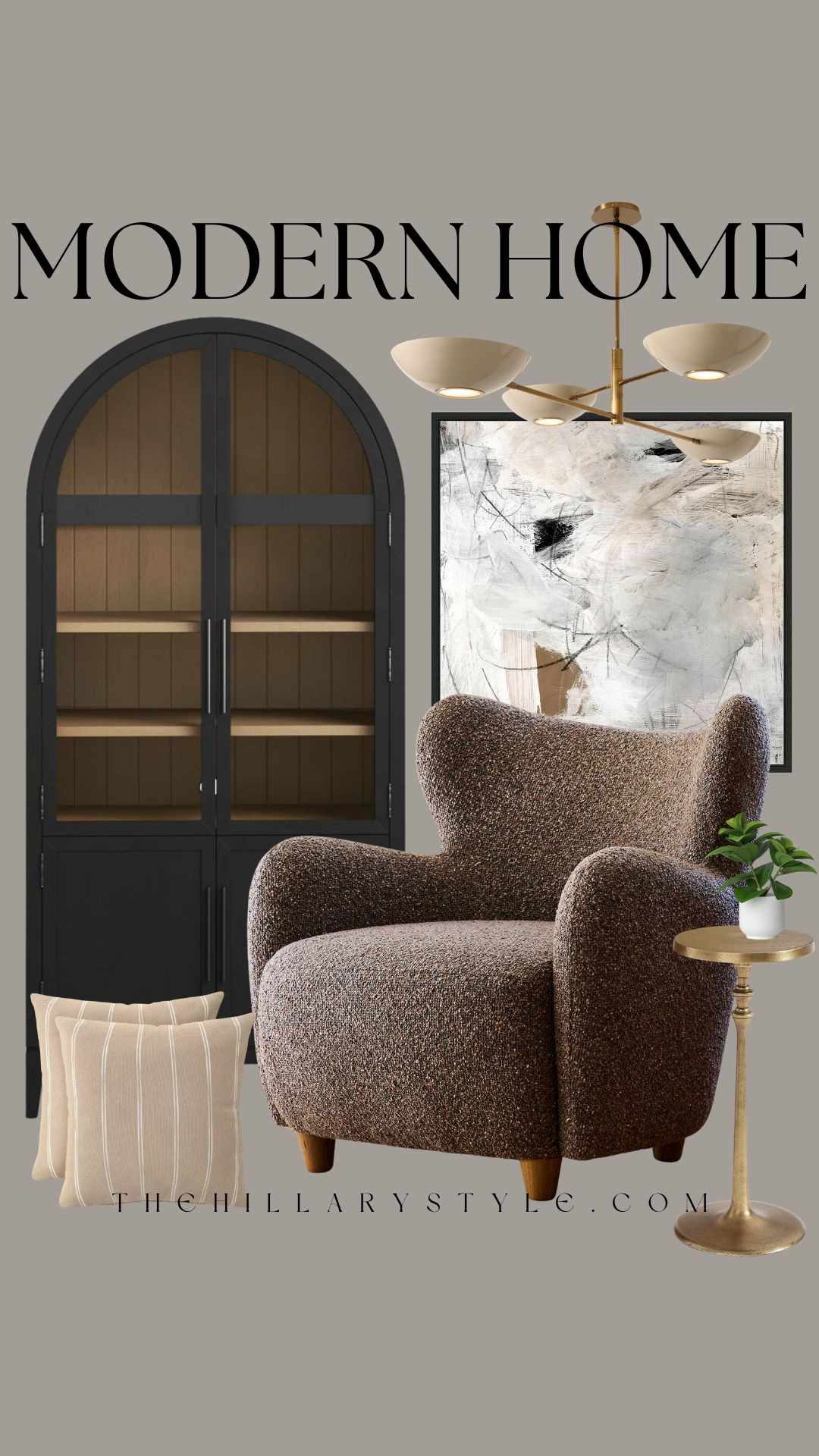 Mixed Neutrals Living Nook: Effortless Texture & Timeless Form

Creating a curated living space is all about the art of the mix. This corner balances the old-world architectural charm of a Joss & Main arched cabinet with the sleek, modern lines of a West Elm chair and sculptural light fixture. By layering in oversized art and a mixed-material cocktail table from Pottery Barn, the room gains a sense of storied history and permanence. Finished with accessible, on-trend accents from Target, this look proves that a "collected over time" aesthetic is achievable with a thoughtful blend of high-end staples and smart decor finds.

#TheHillaryStyle #OrganicModern #NeutralHome #JossAndMain #WestElmStyle #MyPotteryBarn #TargetFinds #LivingRoomInspo #ModernHeritage #InteriorDesign2026 #QuietLuxury #TextureLayering #HomeDecorTrends #LTKhome #PinterestHome 

 

#LTKmomlife #LTKSeasonal #LTKHome