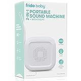 Frida Baby 2-in-1 Portable Sound Machine + Nightlight | White Noise Machine with Soothing Sounds for Stroller or Car Seat with Volume Control | Amazon (US)