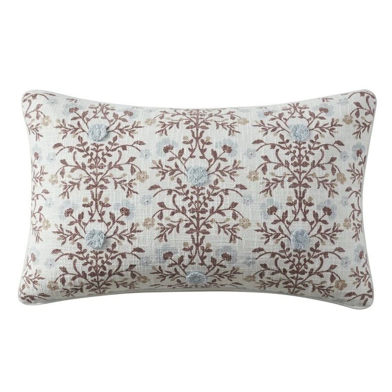 My Texas House 14" x 24" Fara Dusty Mauve Floral Cotton Decorative Pillow Cover! Such a beautiful style perfect for fall decor! 

#LTKHome #LTKStyleTip