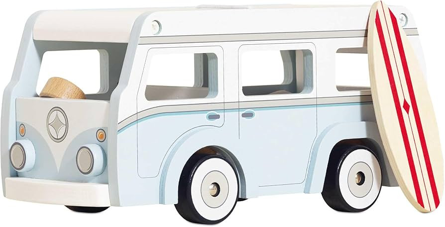 Le Toy Van - Wooden Holiday Campervan with Detachable Surfboard | Suitable for 3 Year Old + | Amazon (US)